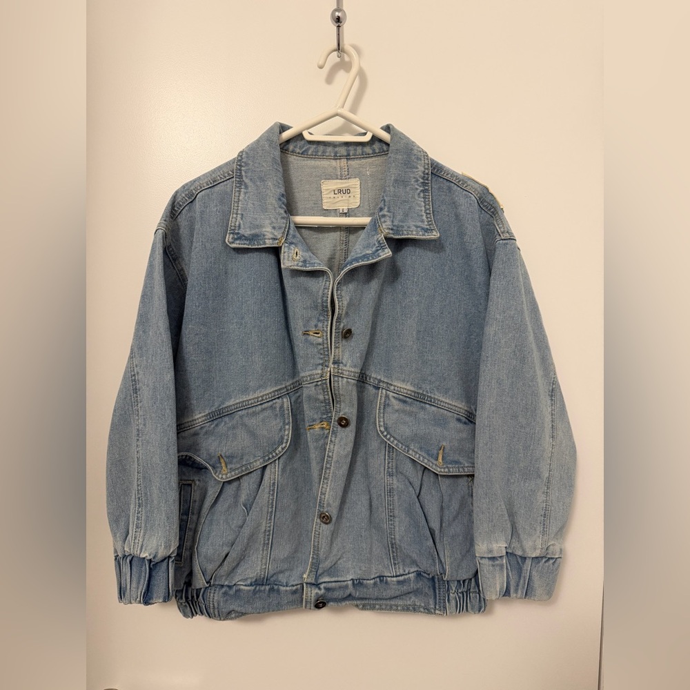 Light Blue Denim Jacket for Women